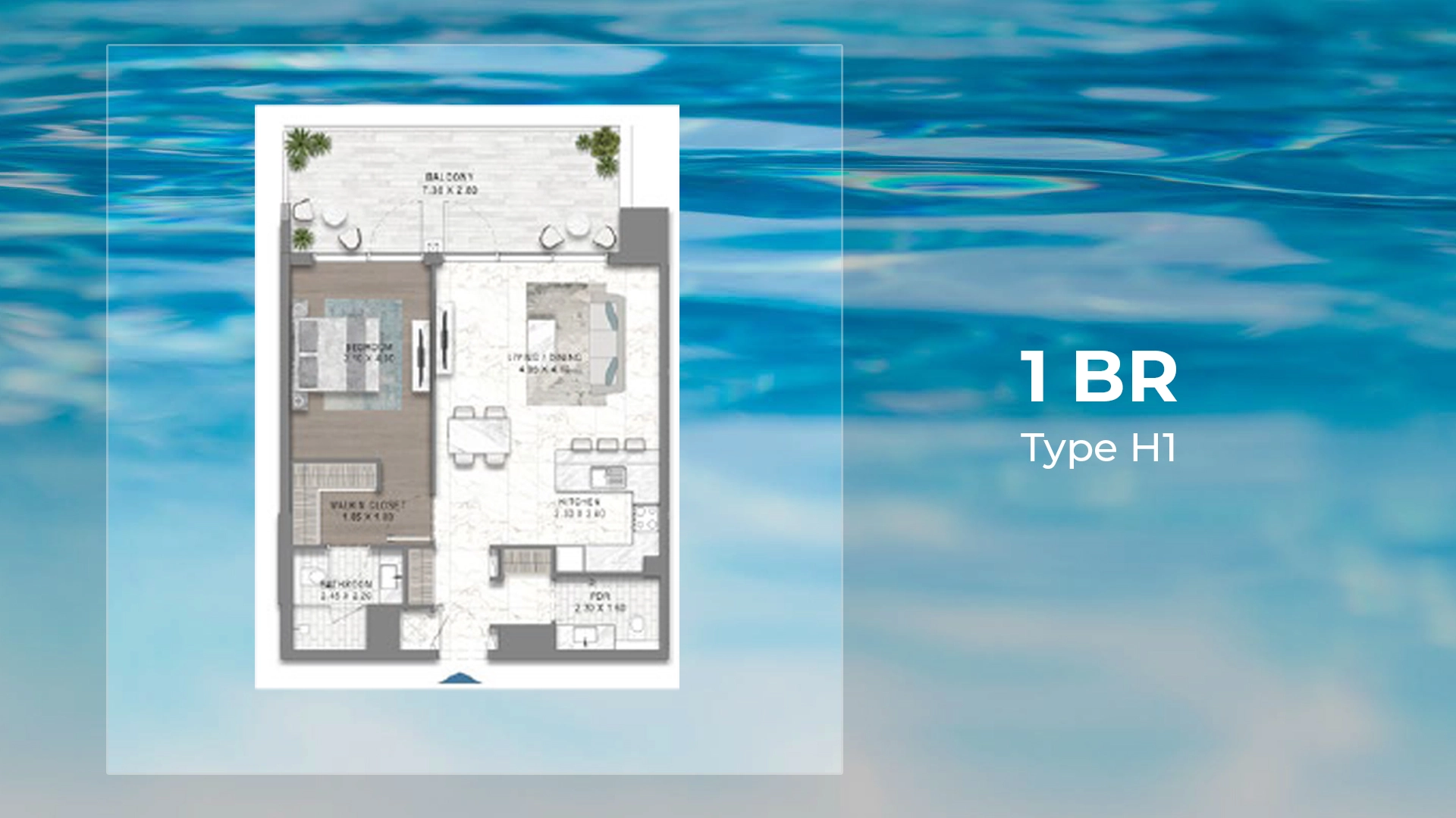 1 BR - Type A